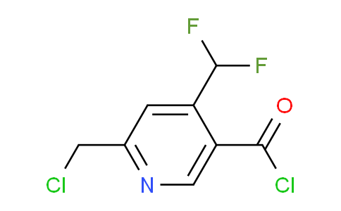 2-(Chloromethyl)-4-(difluoromethyl)pyridine-5-carbonyl chloride