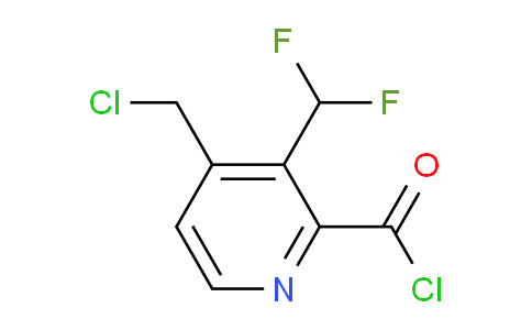 4-(Chloromethyl)-3-(difluoromethyl)pyridine-2-carbonyl chloride