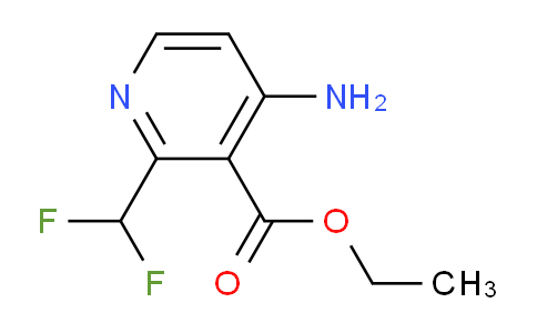 AM141112 | 1806761-71-6 | Ethyl 4-amino-2-(difluoromethyl)pyridine-3-carboxylate