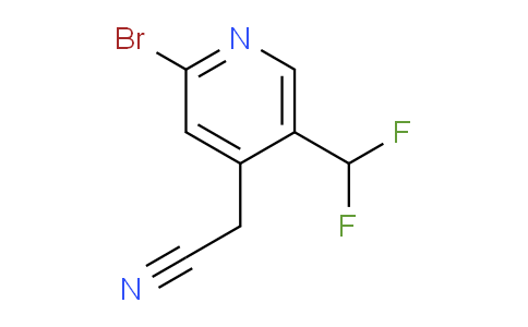 AM141123 | 1805311-17-4 | 2-Bromo-5-(difluoromethyl)pyridine-4-acetonitrile