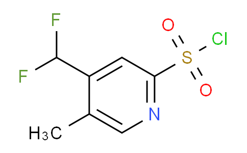 4-(Difluoromethyl)-5-methylpyridine-2-sulfonyl chloride