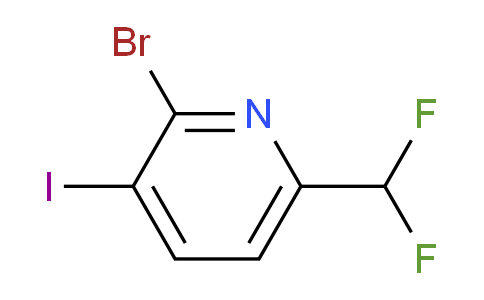 2-Bromo-6-(difluoromethyl)-3-iodopyridine