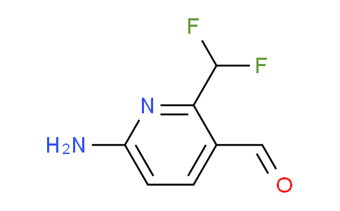 6-Amino-2-(difluoromethyl)pyridine-3-carboxaldehyde
