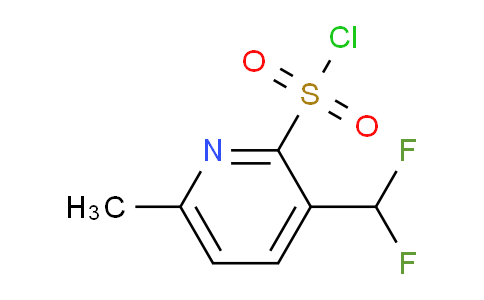 3-(Difluoromethyl)-6-methylpyridine-2-sulfonyl chloride