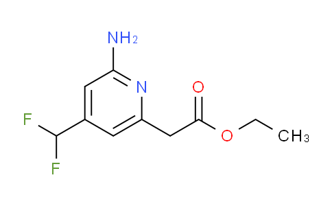 AM141166 | 1805109-19-6 | Ethyl 2-amino-4-(difluoromethyl)pyridine-6-acetate