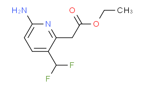 AM141169 | 1804757-28-5 | Ethyl 6-amino-3-(difluoromethyl)pyridine-2-acetate