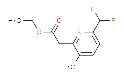 AM141174 | 1805324-14-4 | Ethyl 6-(difluoromethyl)-3-methylpyridine-2-acetate
