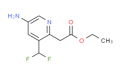 AM141176 | 1805195-77-0 | Ethyl 5-amino-3-(difluoromethyl)pyridine-2-acetate