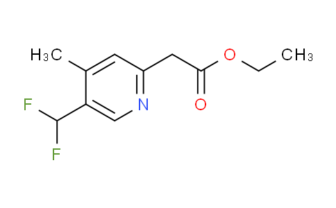 Ethyl 5-(difluoromethyl)-4-methylpyridine-2-acetate