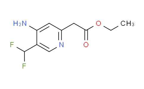 Ethyl 4-amino-5-(difluoromethyl)pyridine-2-acetate
