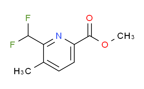 AM141186 | 1805332-91-5 | Methyl 2-(difluoromethyl)-3-methylpyridine-6-carboxylate
