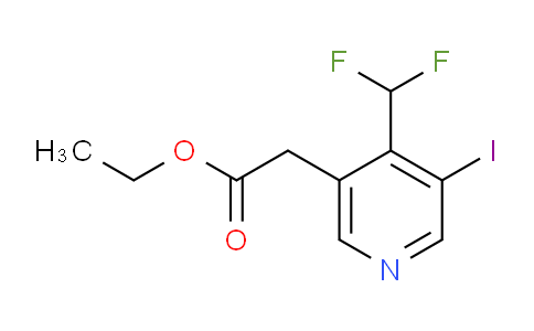 AM141209 | 1805317-71-8 | Ethyl 4-(difluoromethyl)-3-iodopyridine-5-acetate