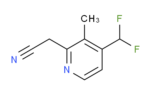 4-(Difluoromethyl)-3-methylpyridine-2-acetonitrile