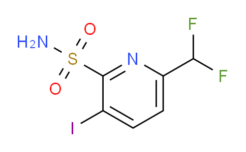 6-(Difluoromethyl)-3-iodopyridine-2-sulfonamide