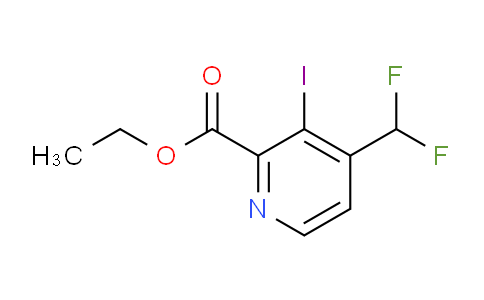AM141253 | 1805316-55-5 | Ethyl 4-(difluoromethyl)-3-iodopyridine-2-carboxylate