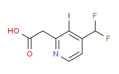 4-(Difluoromethyl)-3-iodopyridine-2-acetic acid