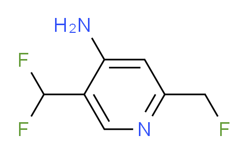 4-Amino-5-(difluoromethyl)-2-(fluoromethyl)pyridine