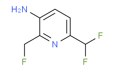 3-Amino-6-(difluoromethyl)-2-(fluoromethyl)pyridine