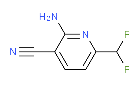 2-Amino-3-cyano-6-(difluoromethyl)pyridine