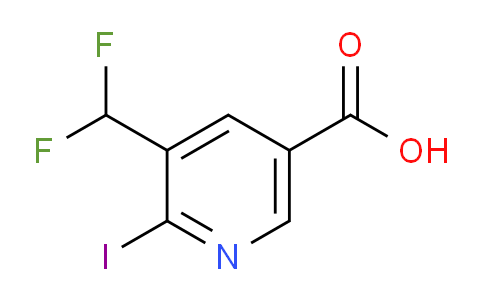 AM141320 | 1805129-37-6 | 3-(Difluoromethyl)-2-iodopyridine-5-carboxylic acid