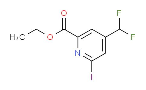 Ethyl 4-(difluoromethyl)-2-iodopyridine-6-carboxylate