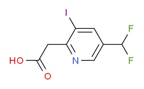 AM141395 | 1805320-68-6 | 5-(Difluoromethyl)-3-iodopyridine-2-acetic acid