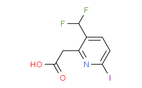 AM141401 | 1805280-82-3 | 3-(Difluoromethyl)-6-iodopyridine-2-acetic acid