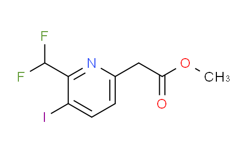 AM141402 | 1805310-25-1 | Methyl 2-(difluoromethyl)-3-iodopyridine-6-acetate