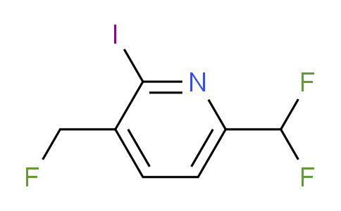 6-(Difluoromethyl)-3-(fluoromethyl)-2-iodopyridine
