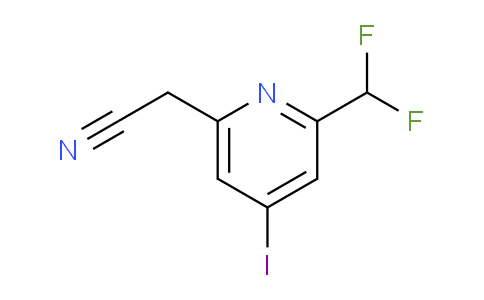 AM141493 | 1803688-88-1 | 2-(Difluoromethyl)-4-iodopyridine-6-acetonitrile