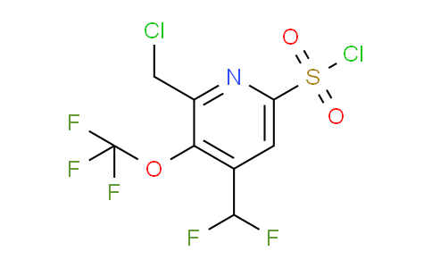 AM141517 | 1804928-12-8 | 2-(Chloromethyl)-4-(difluoromethyl)-3-(trifluoromethoxy)pyridine-6-sulfonyl chloride