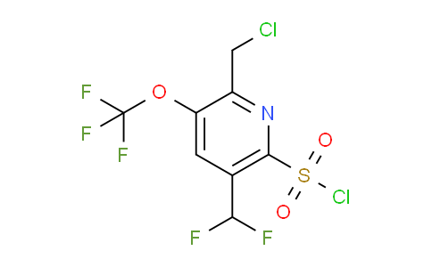 AM141521 | 1805183-49-6 | 2-(Chloromethyl)-5-(difluoromethyl)-3-(trifluoromethoxy)pyridine-6-sulfonyl chloride