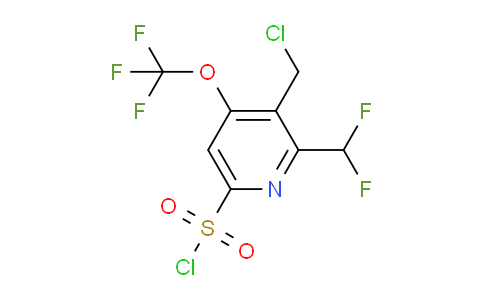 AM141526 | 1805163-15-8 | 3-(Chloromethyl)-2-(difluoromethyl)-4-(trifluoromethoxy)pyridine-6-sulfonyl chloride