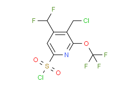 AM141531 | 1805957-75-8 | 3-(Chloromethyl)-4-(difluoromethyl)-2-(trifluoromethoxy)pyridine-6-sulfonyl chloride