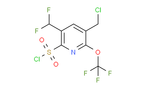 AM141537 | 1805184-02-4 | 3-(Chloromethyl)-5-(difluoromethyl)-2-(trifluoromethoxy)pyridine-6-sulfonyl chloride