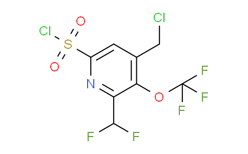 AM141541 | 1805308-64-8 | 4-(Chloromethyl)-2-(difluoromethyl)-3-(trifluoromethoxy)pyridine-6-sulfonyl chloride