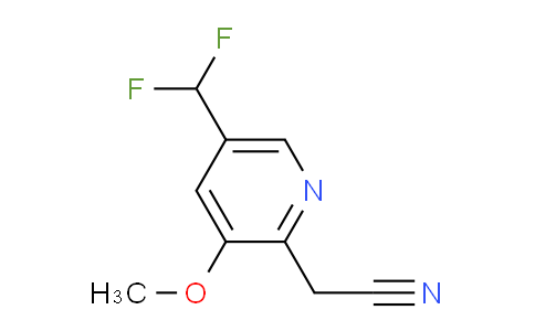AM141543 | 1805326-77-5 | 5-(Difluoromethyl)-3-methoxypyridine-2-acetonitrile