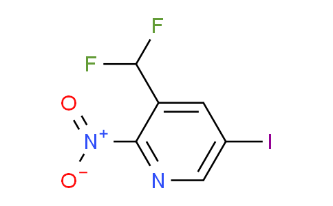 3-(Difluoromethyl)-5-iodo-2-nitropyridine