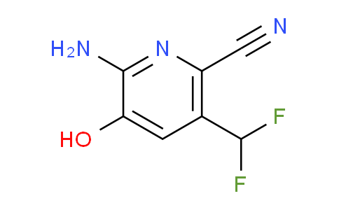 2-Amino-6-cyano-5-(difluoromethyl)-3-hydroxypyridine