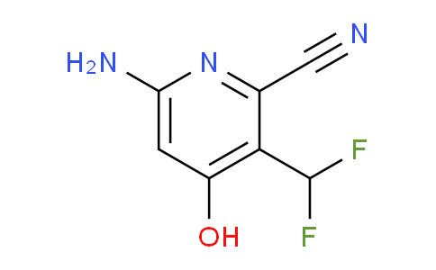 6-Amino-2-cyano-3-(difluoromethyl)-4-hydroxypyridine