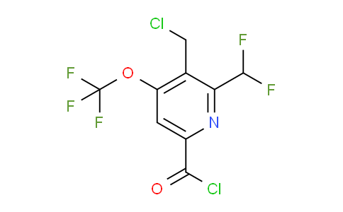 AM141560 | 1806780-83-5 | 3-(Chloromethyl)-2-(difluoromethyl)-4-(trifluoromethoxy)pyridine-6-carbonyl chloride