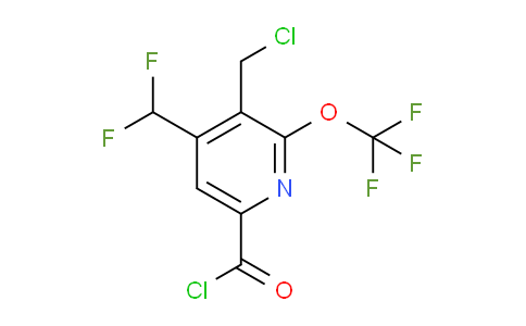 AM141564 | 1804369-43-4 | 3-(Chloromethyl)-4-(difluoromethyl)-2-(trifluoromethoxy)pyridine-6-carbonyl chloride