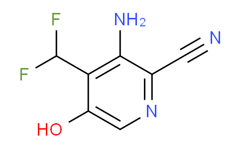 3-Amino-2-cyano-4-(difluoromethyl)-5-hydroxypyridine