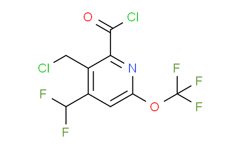AM141570 | 1805283-60-6 | 3-(Chloromethyl)-4-(difluoromethyl)-6-(trifluoromethoxy)pyridine-2-carbonyl chloride