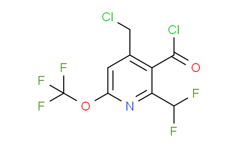 AM141579 | 1806781-13-4 | 4-(Chloromethyl)-2-(difluoromethyl)-6-(trifluoromethoxy)pyridine-3-carbonyl chloride