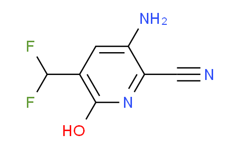 3-Amino-2-cyano-5-(difluoromethyl)-6-hydroxypyridine