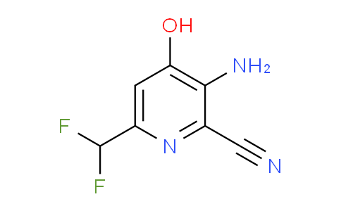 3-Amino-2-cyano-6-(difluoromethyl)-4-hydroxypyridine