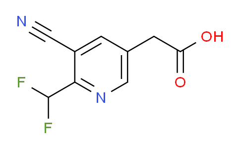 AM141612 | 1806764-56-6 | 3-Cyano-2-(difluoromethyl)pyridine-5-acetic acid