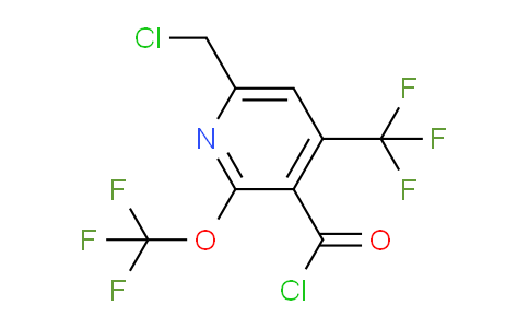 AM141618 | 1805958-20-6 | 6-(Chloromethyl)-2-(trifluoromethoxy)-4-(trifluoromethyl)pyridine-3-carbonyl chloride