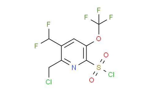 AM141624 | 1804657-95-1 | 2-(Chloromethyl)-3-(difluoromethyl)-5-(trifluoromethoxy)pyridine-6-sulfonyl chloride